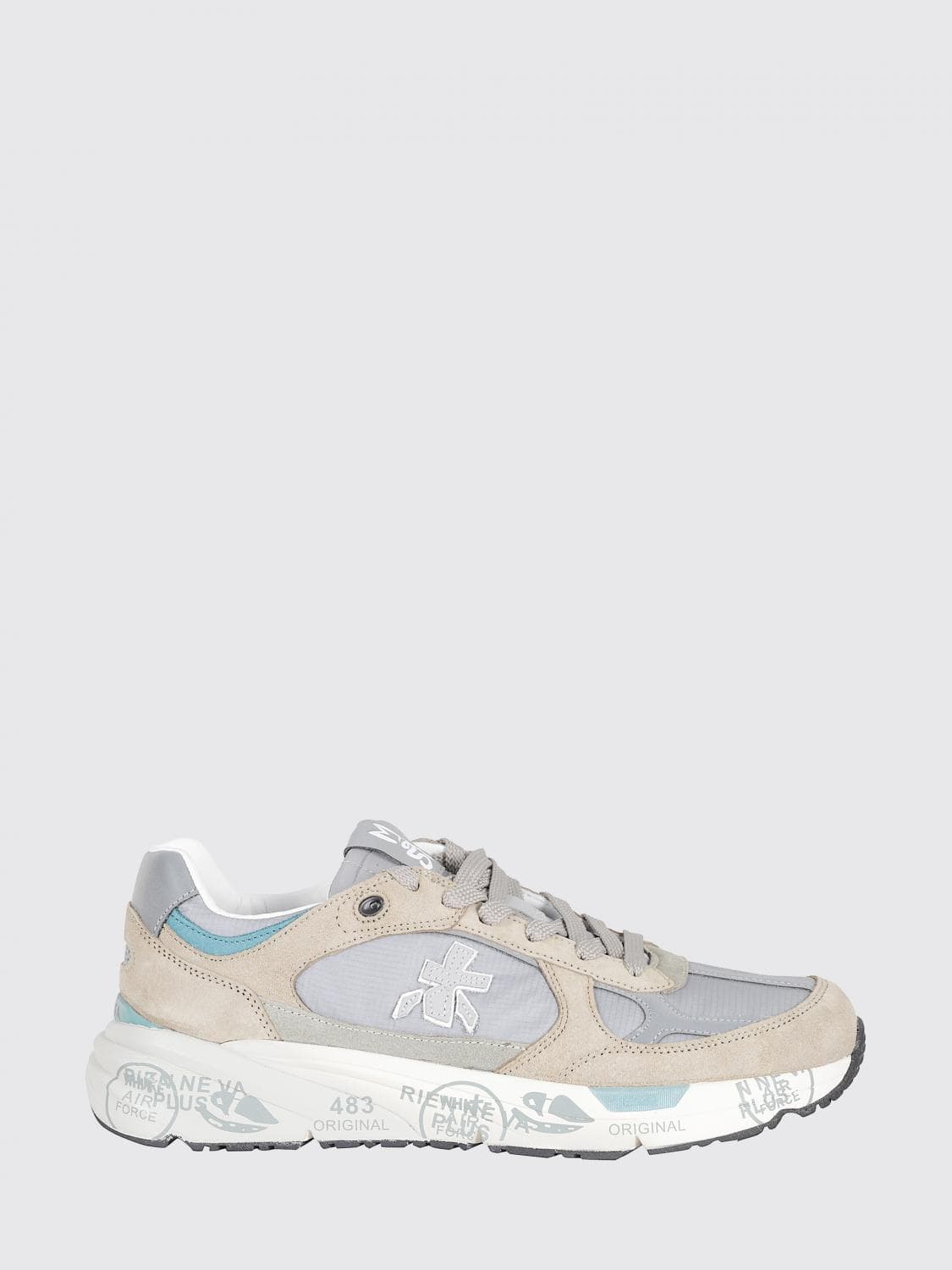 Premiata Mase Suede and Canvas Sneakers