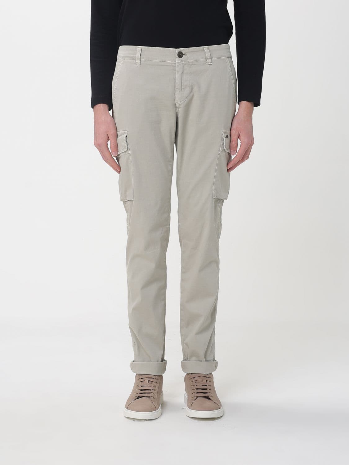 Mason's Stretch Cotton Cargo Trousers