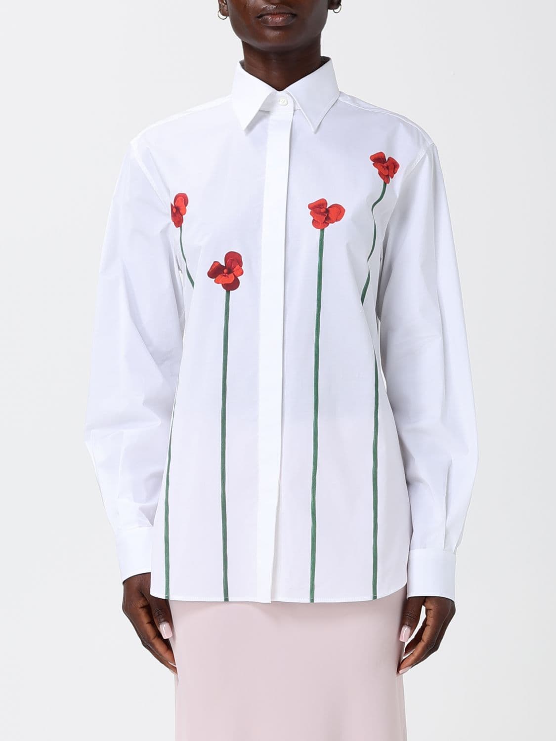 Moschino Couture Printed Cotton Shirt · 44