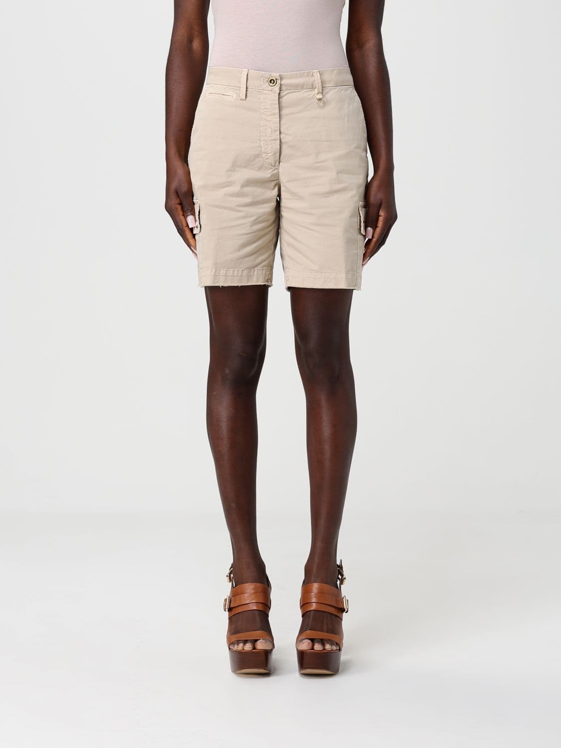 Mason's Cotton Cargo Shorts with Studs