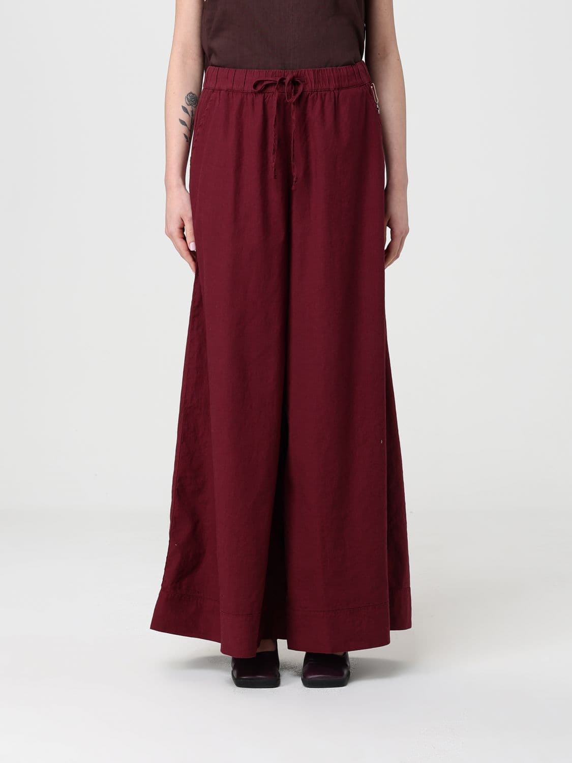 Mason's Linen Blend Flared Trousers
