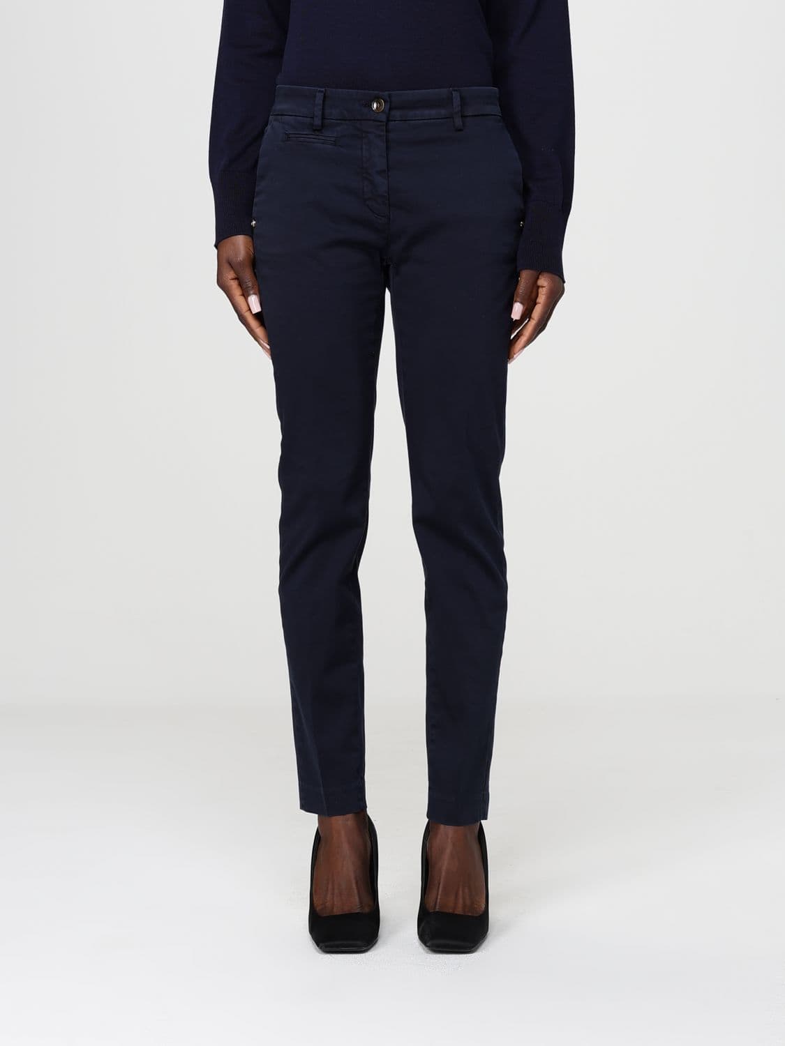 Mason's Stretch Cotton Slim Fit Trousers