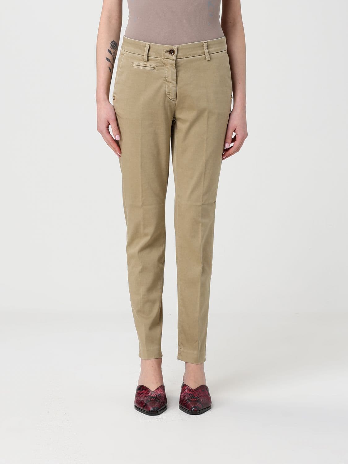 Mason's Stretch Cotton Slim Fit Trousers