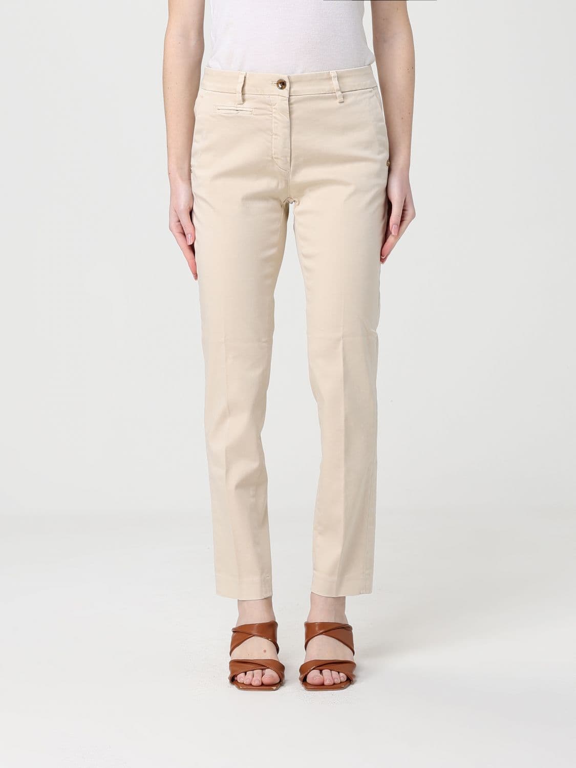 Mason's Stretch Cotton Slim Fit Trousers