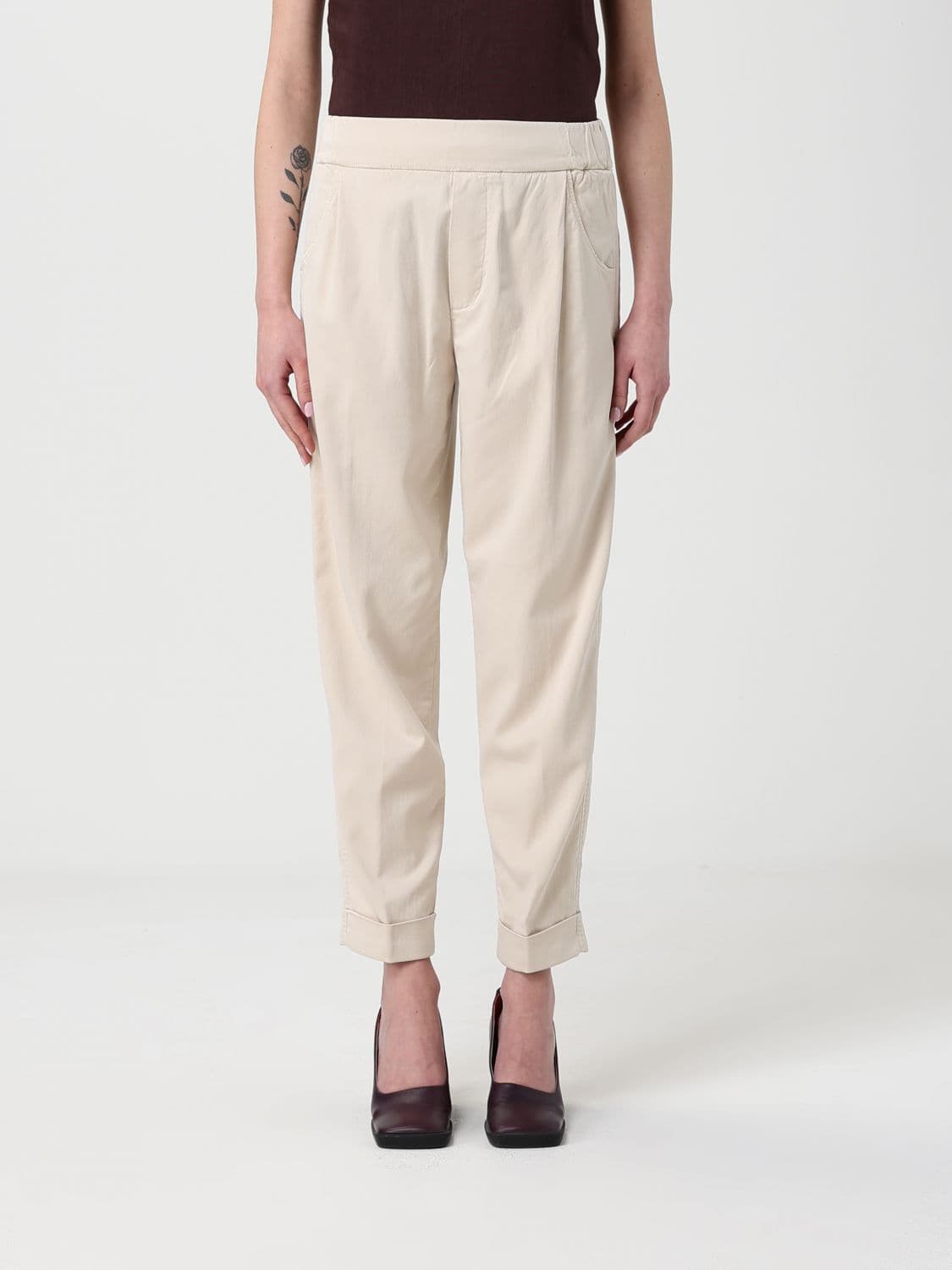 Mason's Wool Blend Slim Fit Trousers