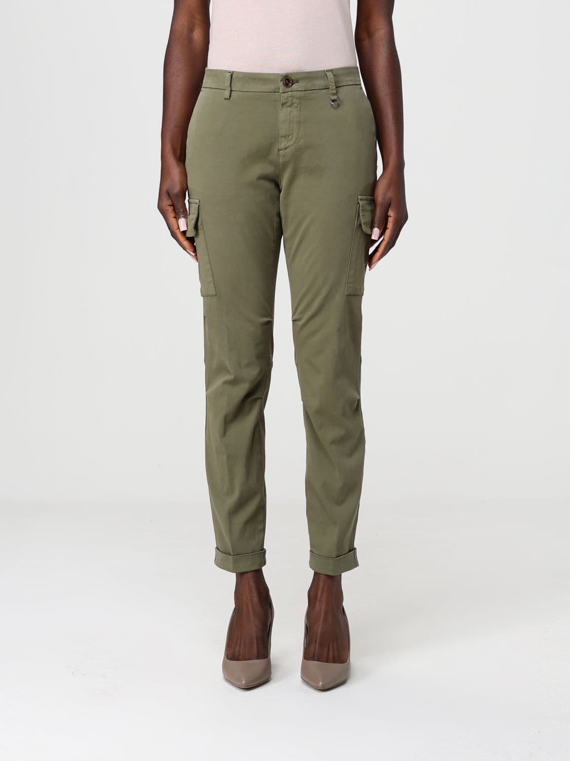 Mason's Cotton Blend Cargo Trousers