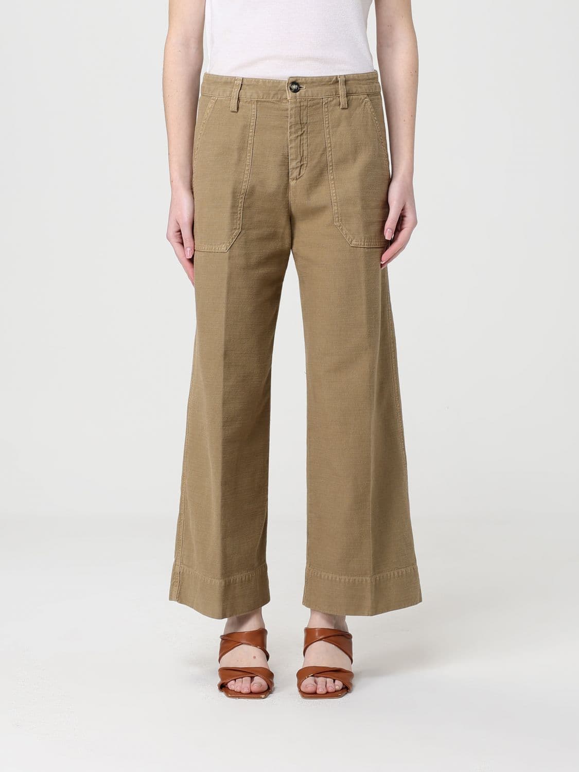 Mason's Cotton Wide Leg Trousers · 38