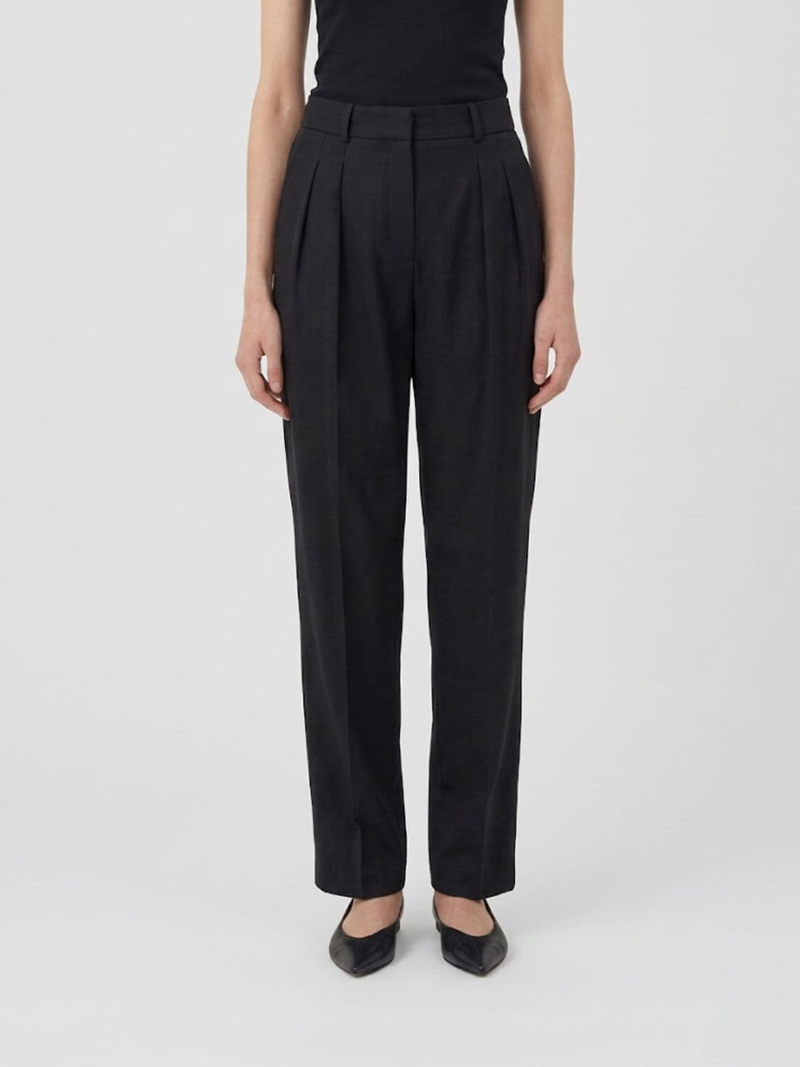 Loulou De Saison Wool Blend Classic Trousers · 36