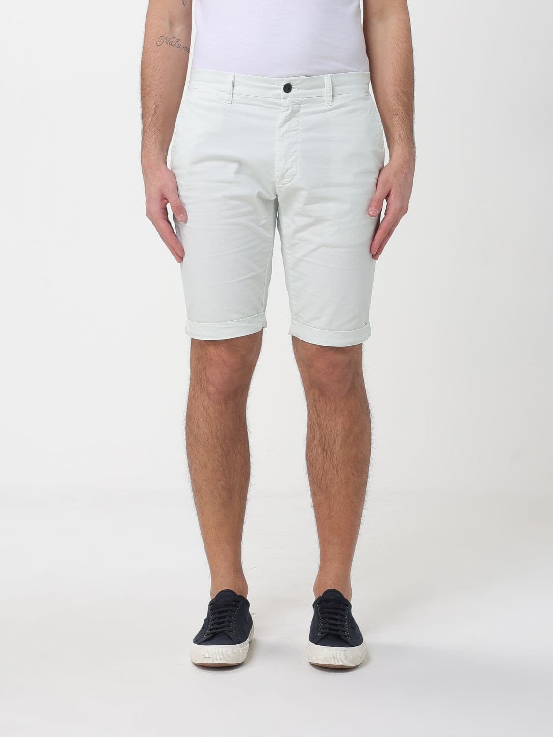 Mason's Slim Fit Stretch Cotton Shorts