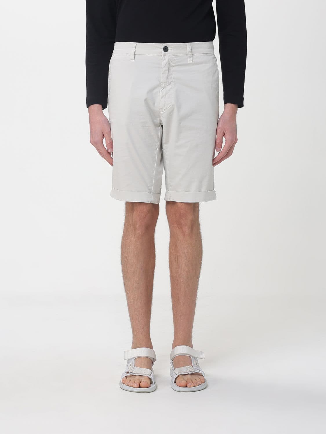 Mason's Slim Fit Stretch Cotton Shorts
