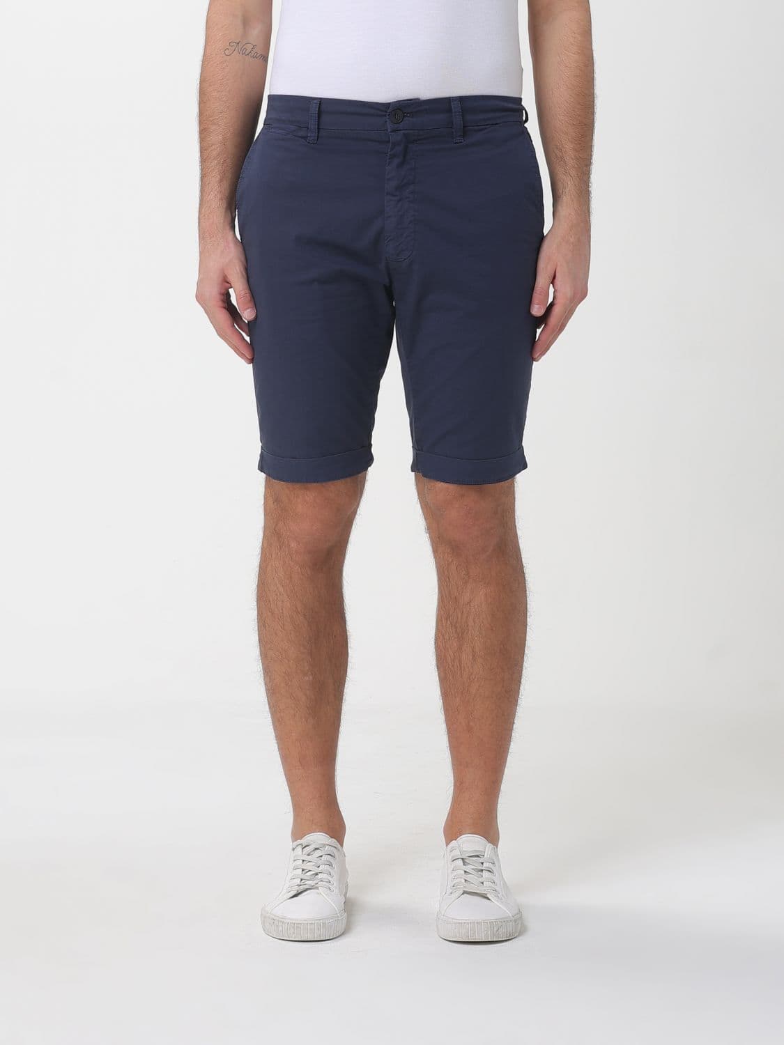 Mason's Slim Fit Stretch Cotton Shorts