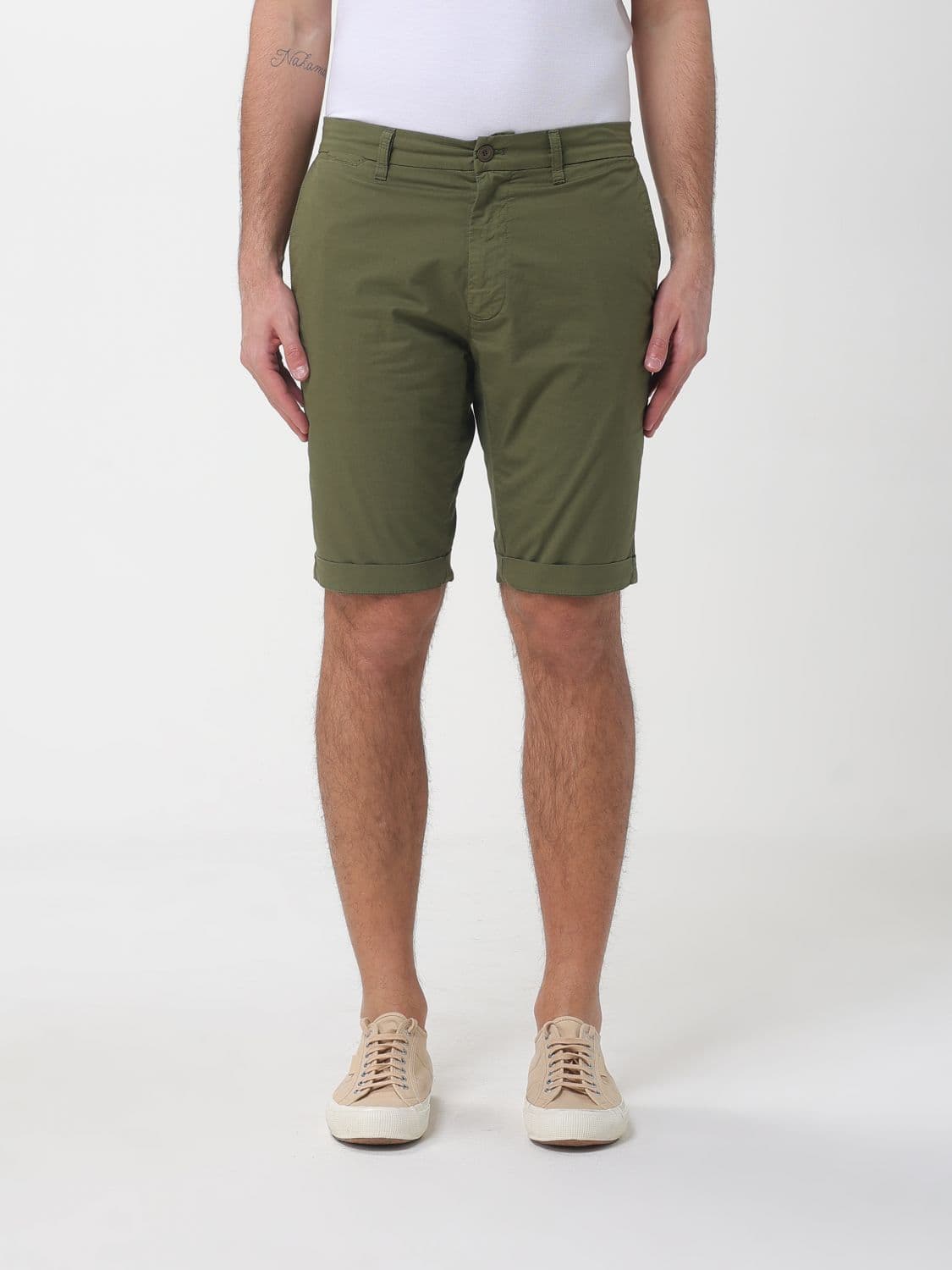 Mason's Slim Fit Stretch Cotton Shorts