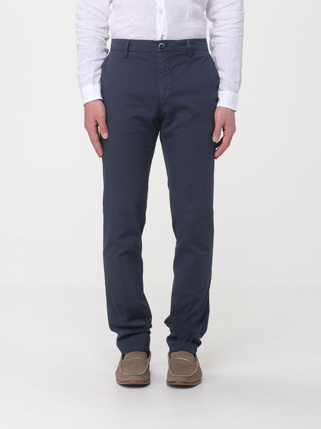 Mason's Stretch Cotton Chino Trousers