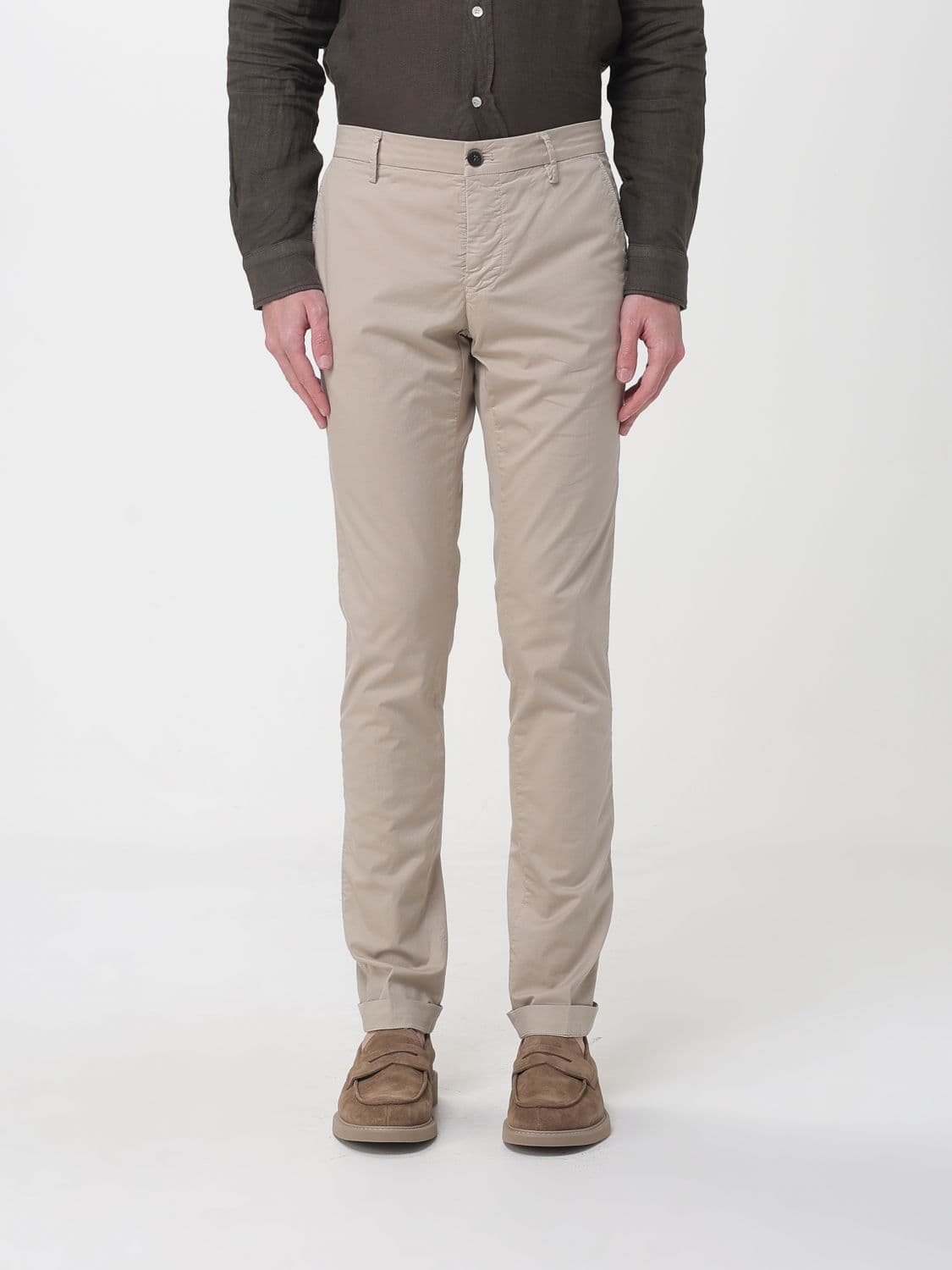 Mason's Stretch Cotton Chino Trousers · 48