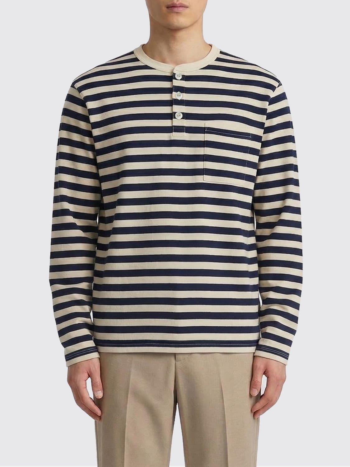 Junya Watanabe Striped Cotton T-Shirt