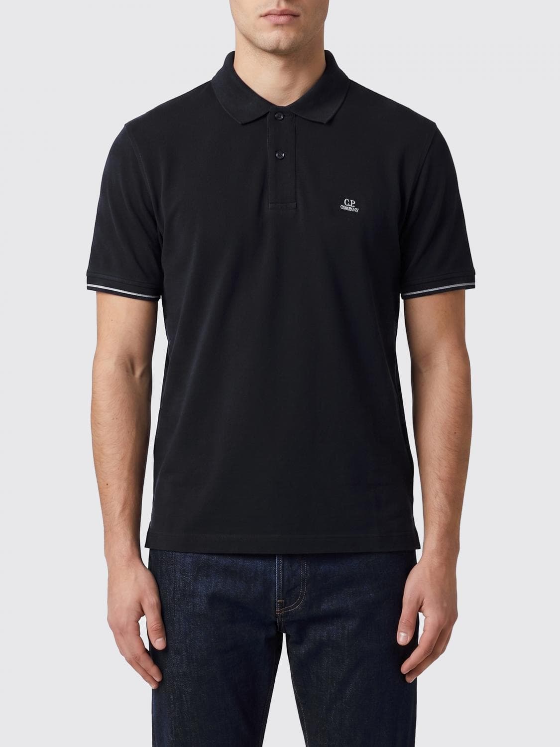 C.p. Company C. P. COMPANY Cotton Polo Shirt With Logo