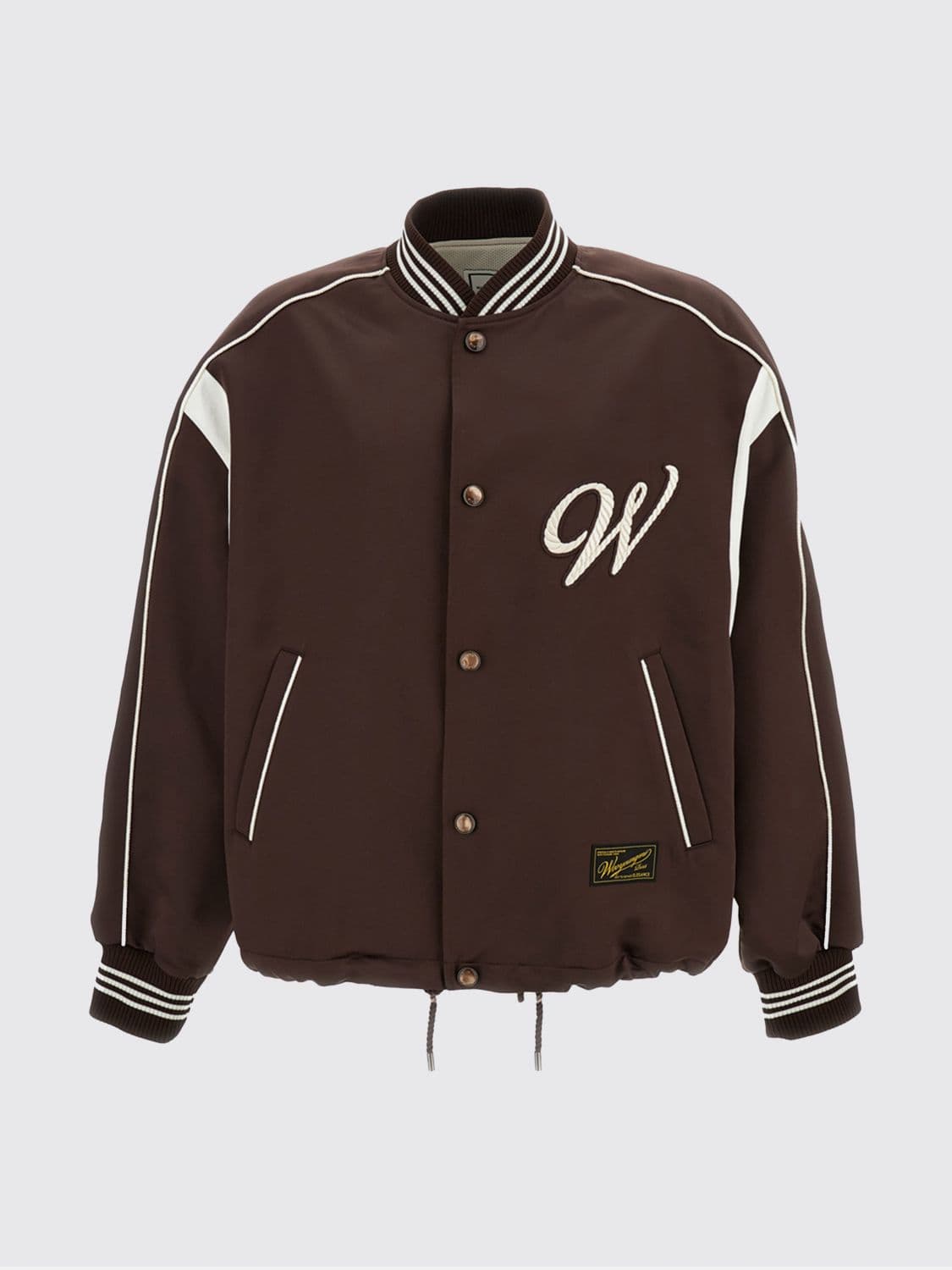 Wooyoungmi Polyester Bomber Jacket with Logo