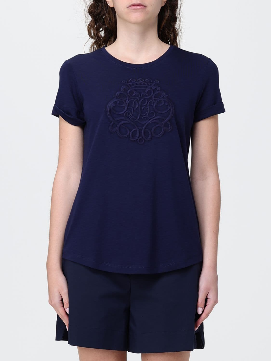 Lauren Ralph Lauren Monogram Cotton T-Shirt