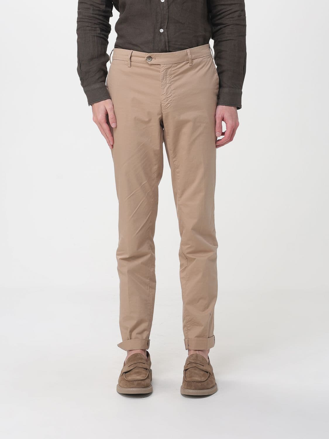Mason's Cotton Stretch Chino Trousers