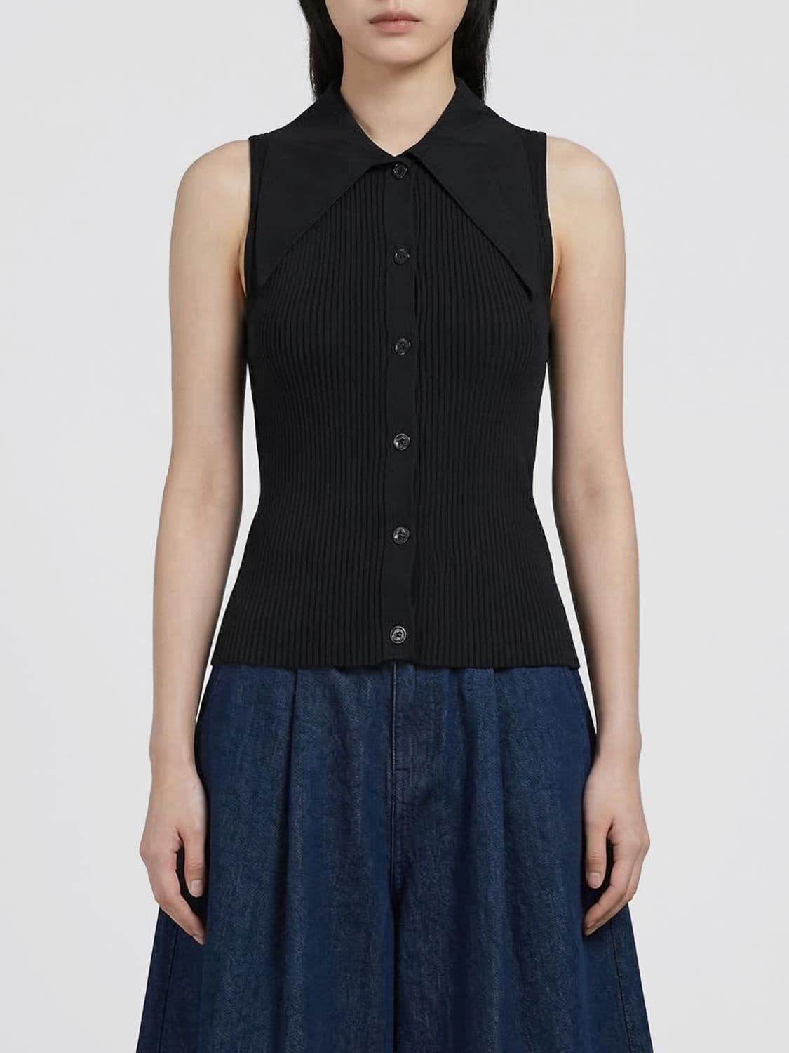 Pinko Ribbed Knit Top