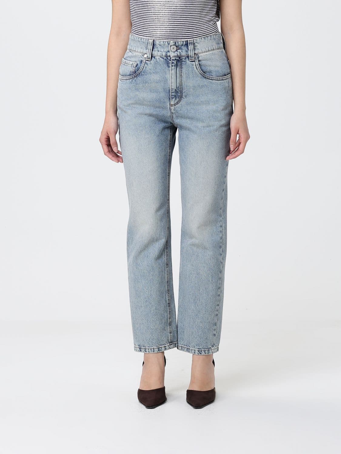 Brunello Cucinelli Denim Straight Jeans · 44