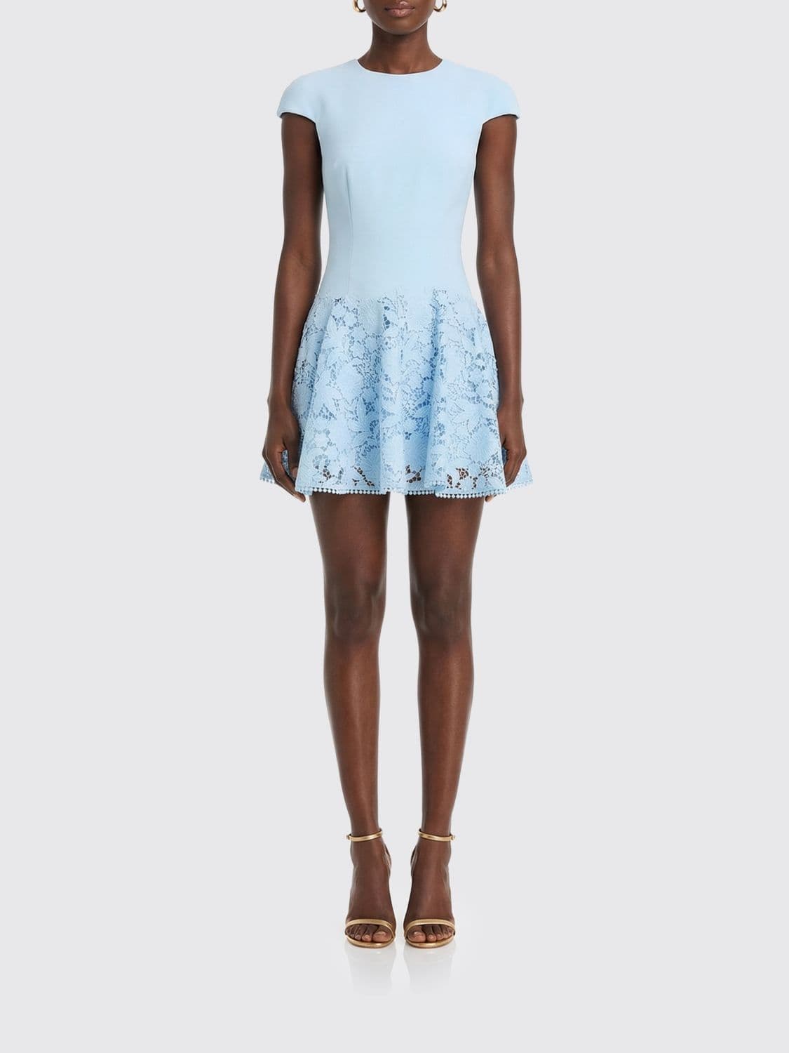 Self-Portrait Crepe Mini Dress