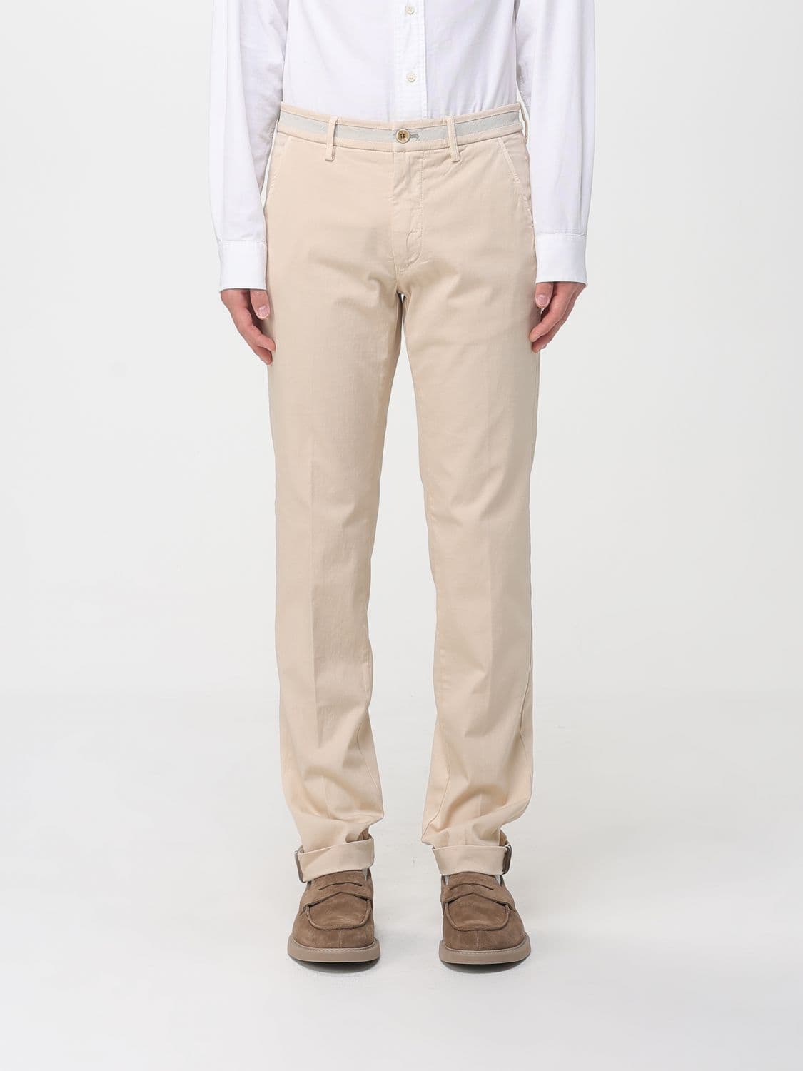 Mason's Stretch Cotton Chino Trousers