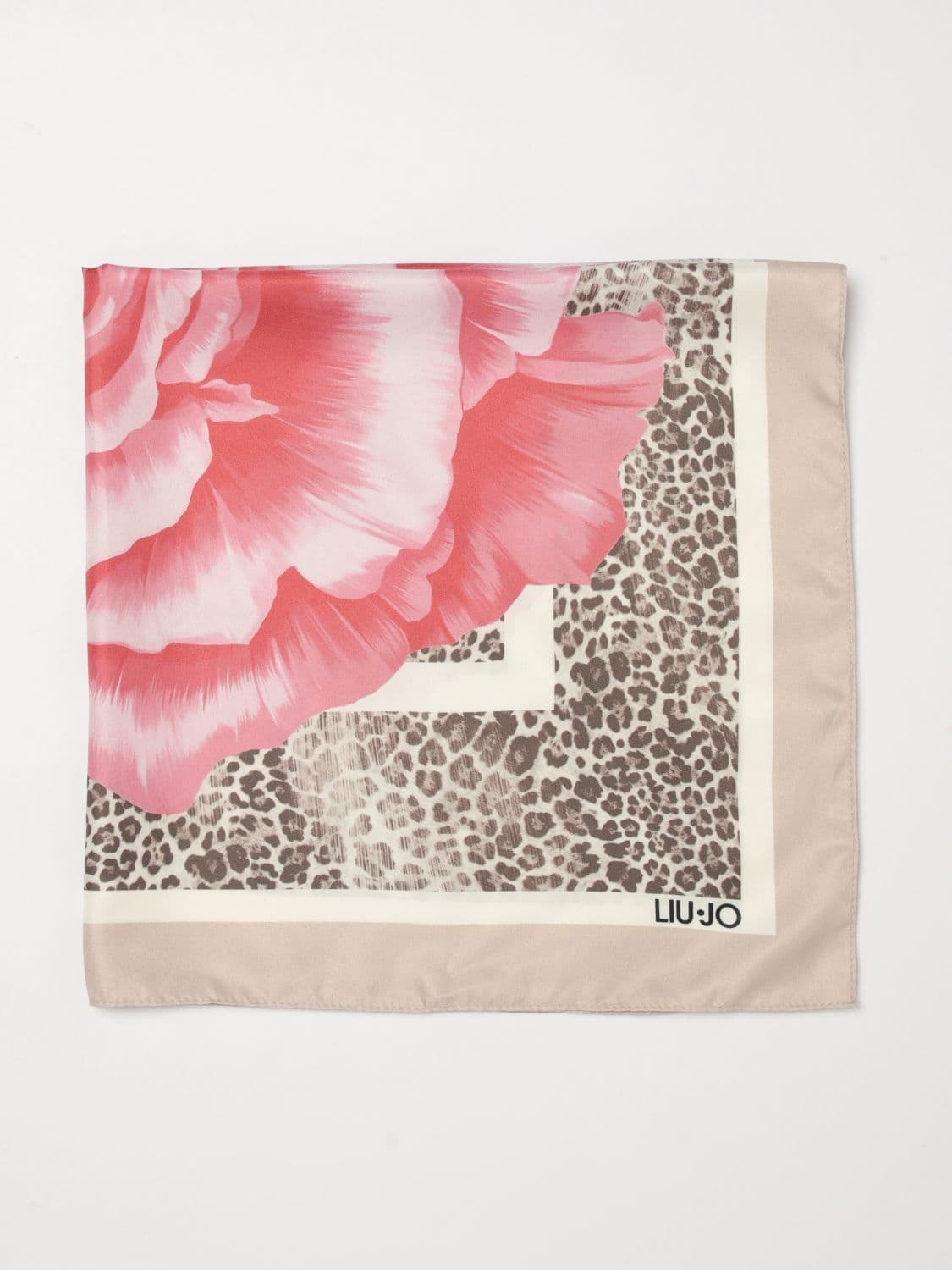 Liu Jo Floral Animal Print Scarf