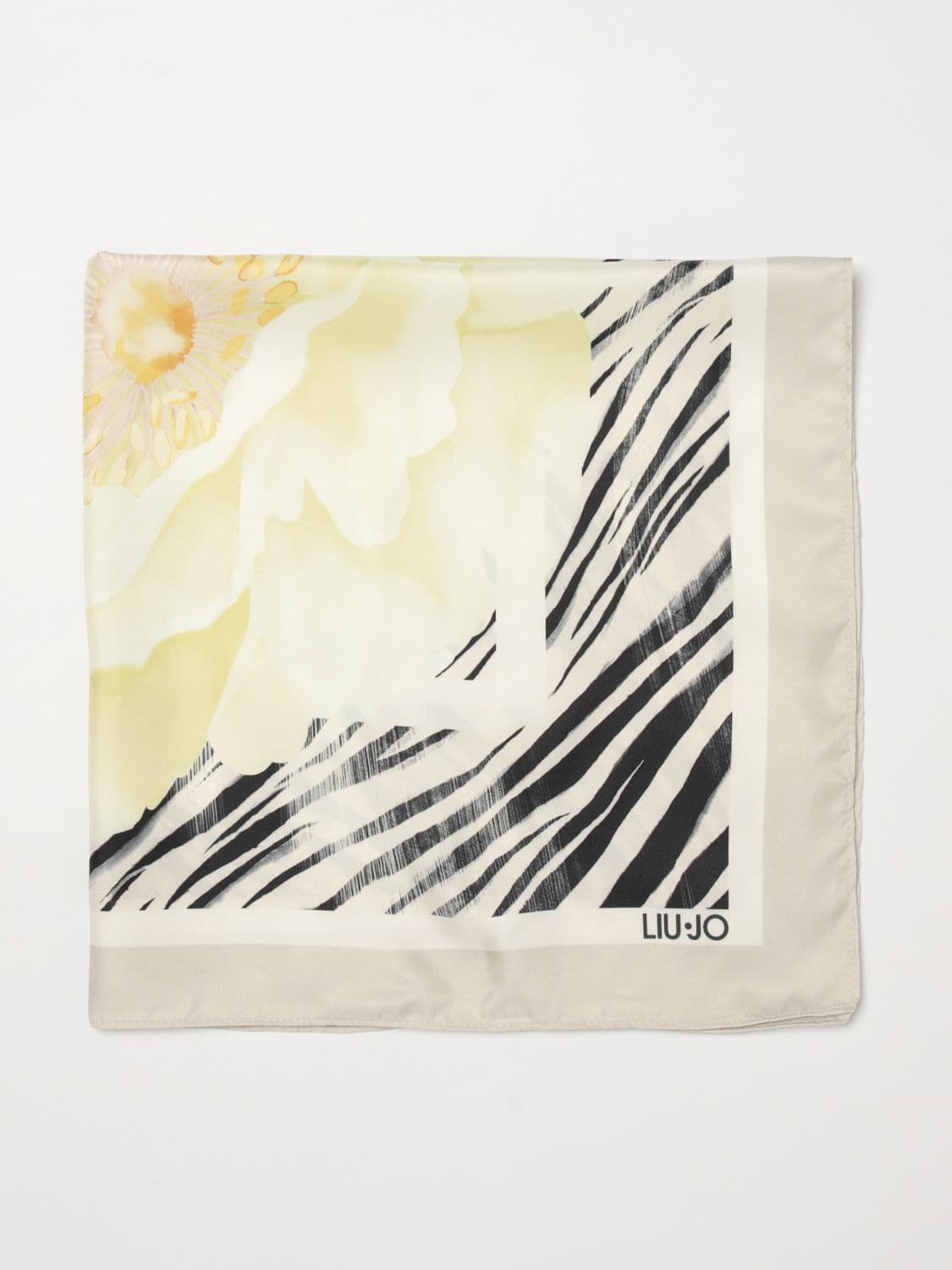 Liu Jo Floral Animal Print Scarf