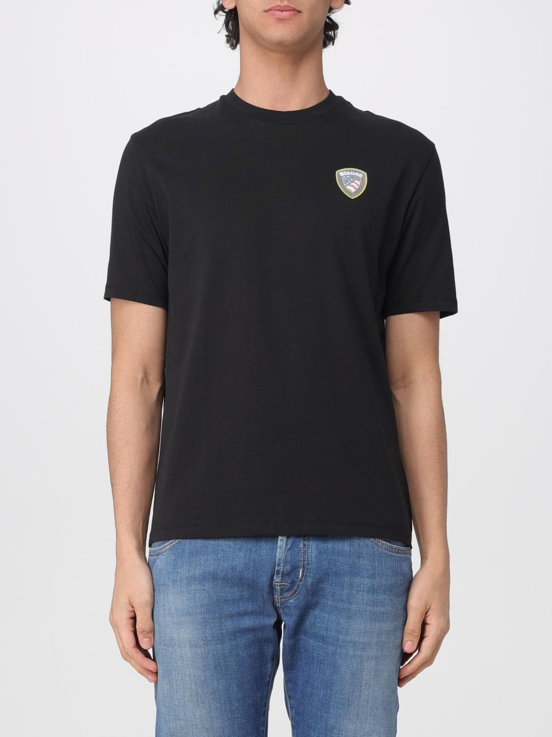 Blauer Basic Cotton T-shirt with Logo