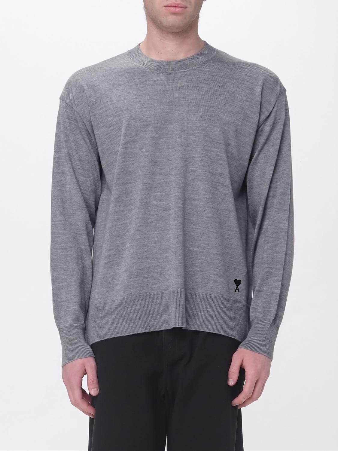 Ami Paris Cotton Crewneck Pullover · M