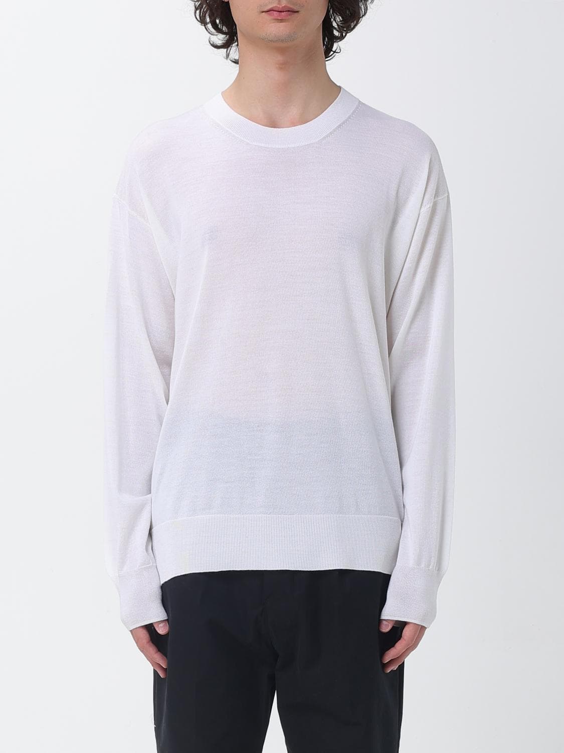 Ami Paris Cotton Crewneck Pullover