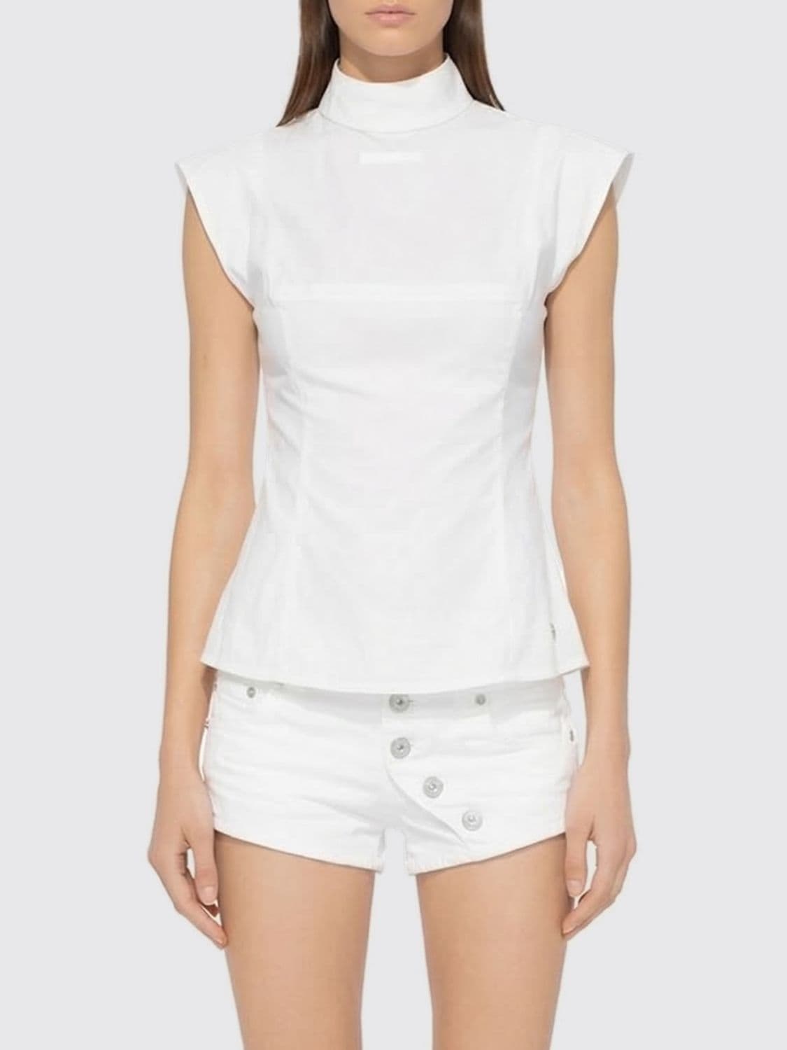 Jean Paul Gaultier Top In Cotton Poplin