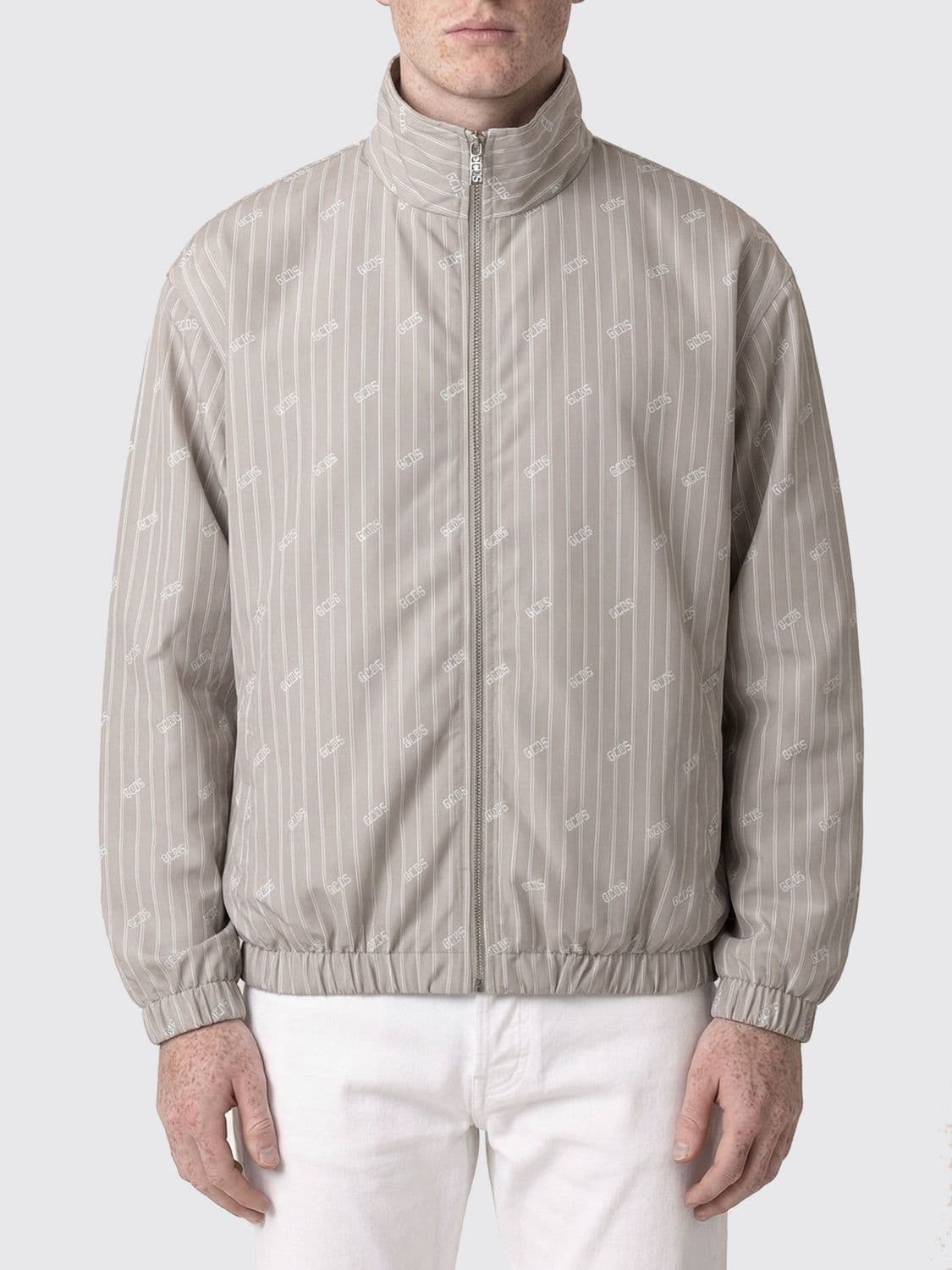 Gcds Windbreaker In Technical Fabric With Logo