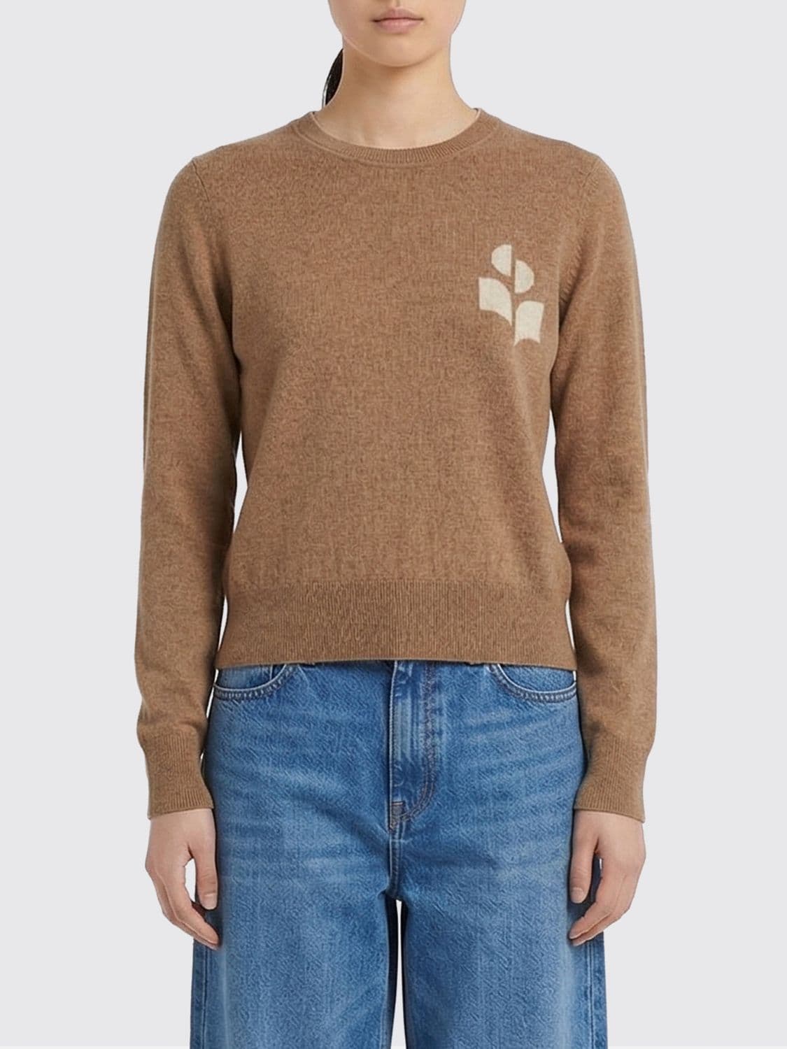 Isabel Marant Etoile Wool and Cotton Crewneck Pullover