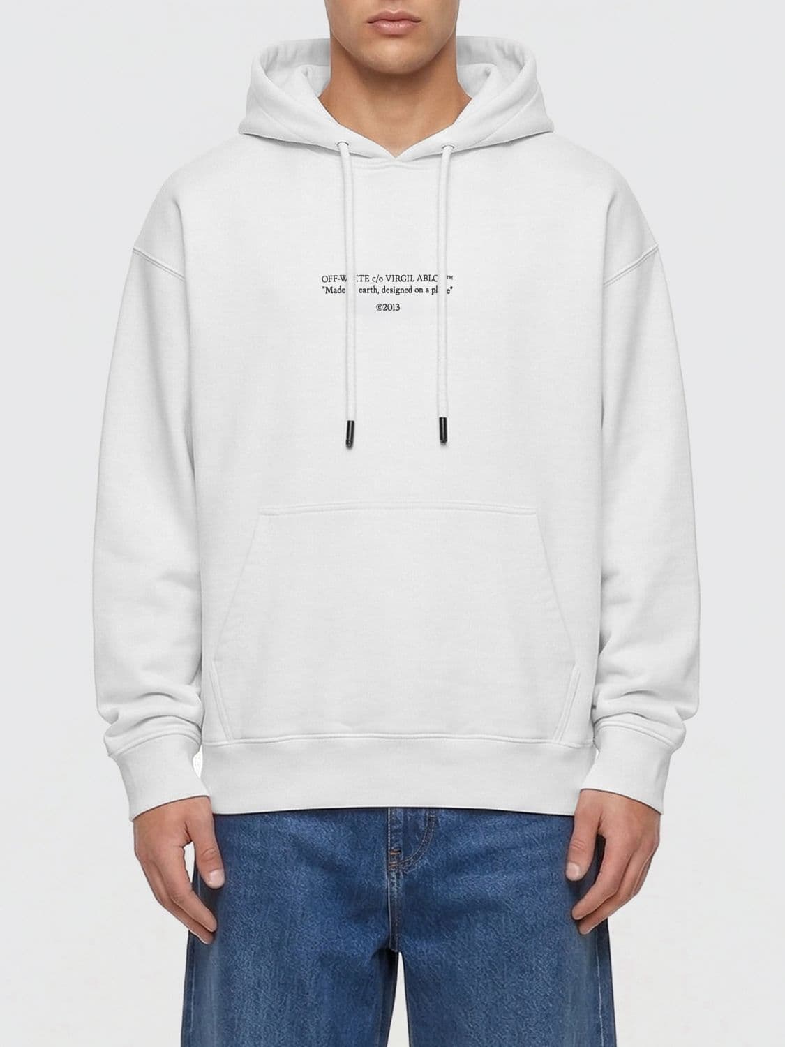 Off-White Cotton Sweatshirt