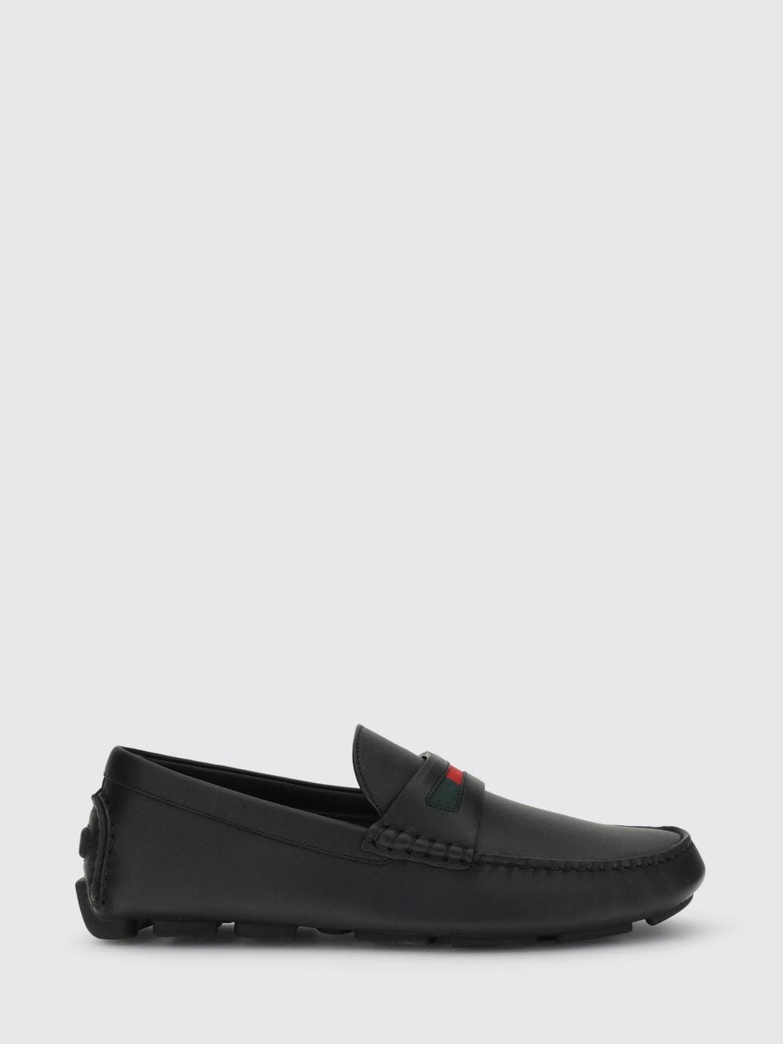 Gucci Leather Driver Loafers
