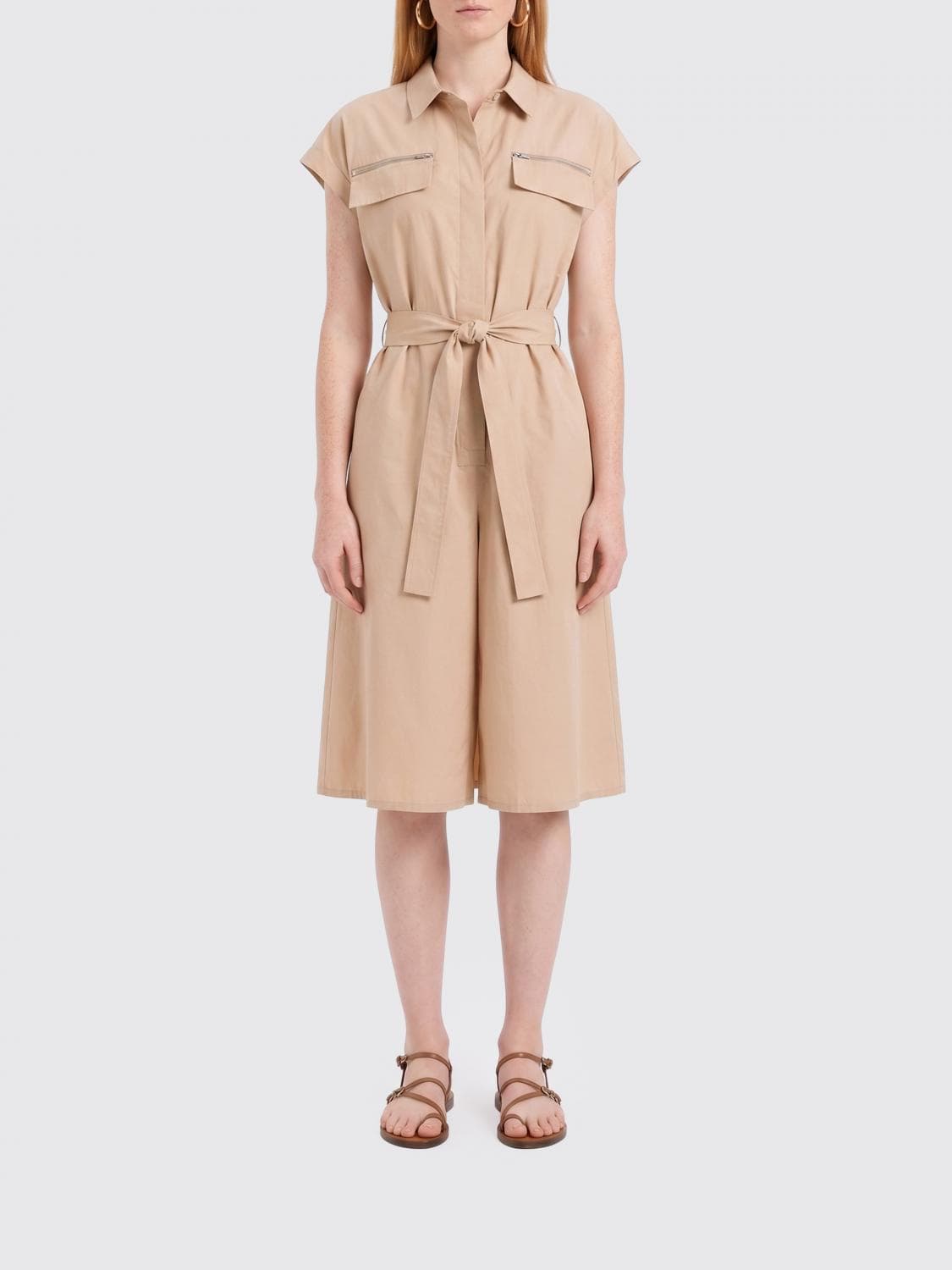 Fabiana Filippi Chemisier Dress in Cotton Poplin
