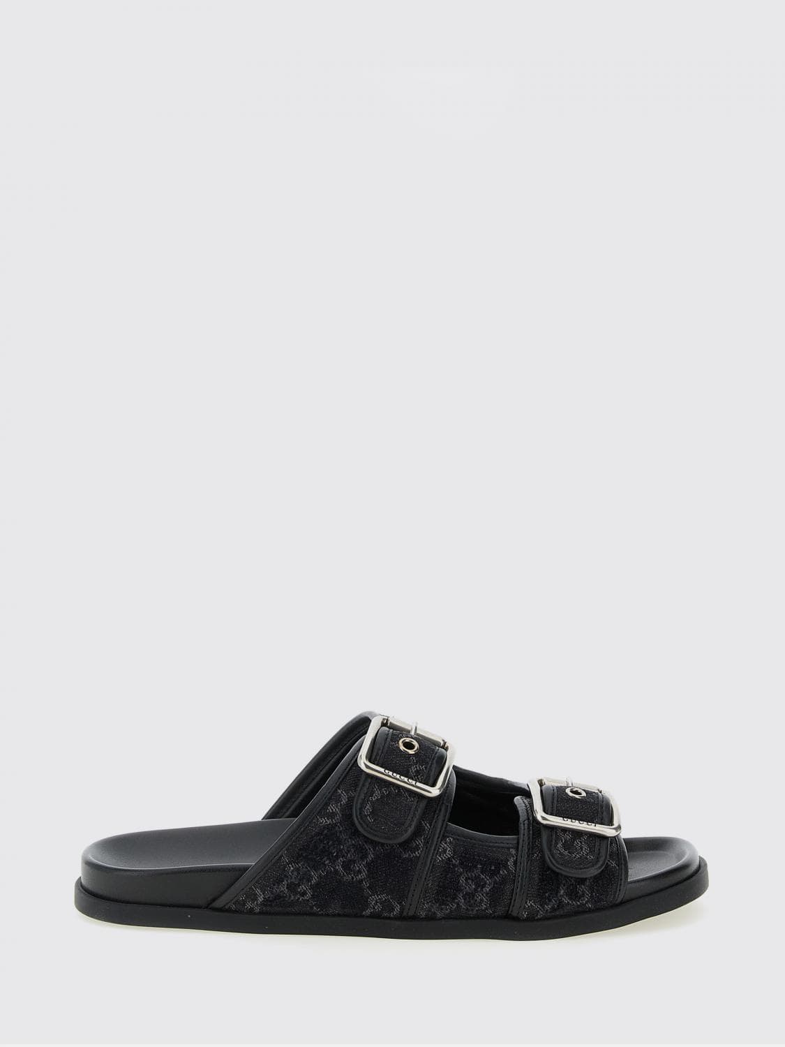 Gucci GG Monogram Cotton Denim Sandals