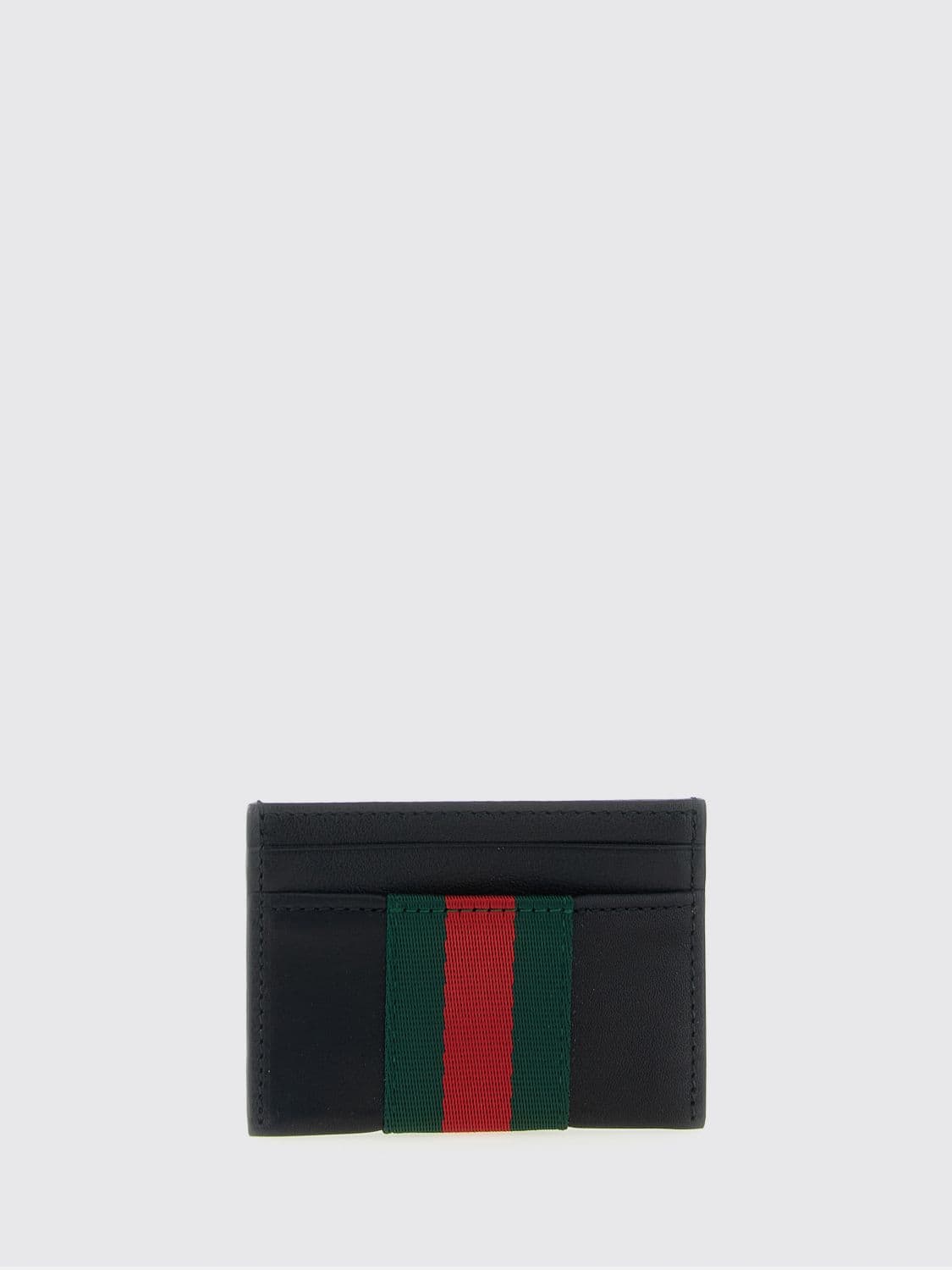 Gucci Web Trademark Calfskin Coin Purse
