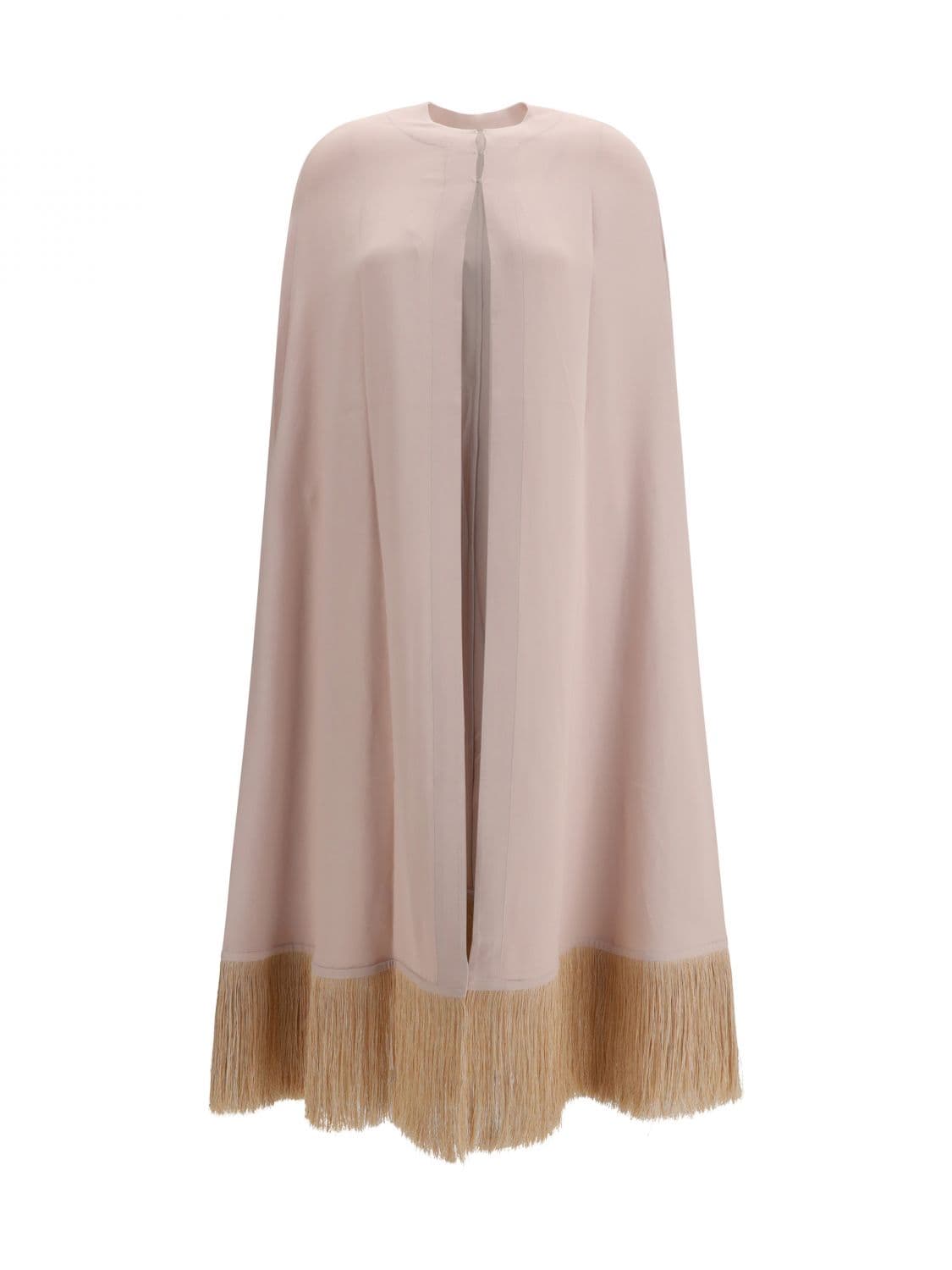 Di Stavnitser Stavnitser Viscose Blend Cape with Fringes