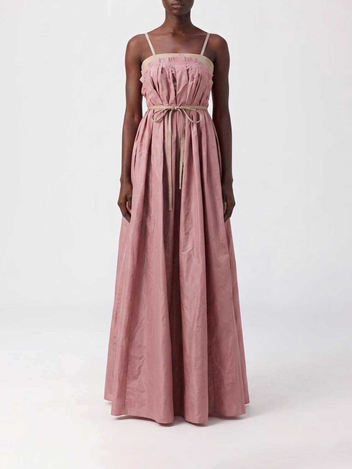 Di Stavnitser Stavnitser Long Silk Taffeta Dress