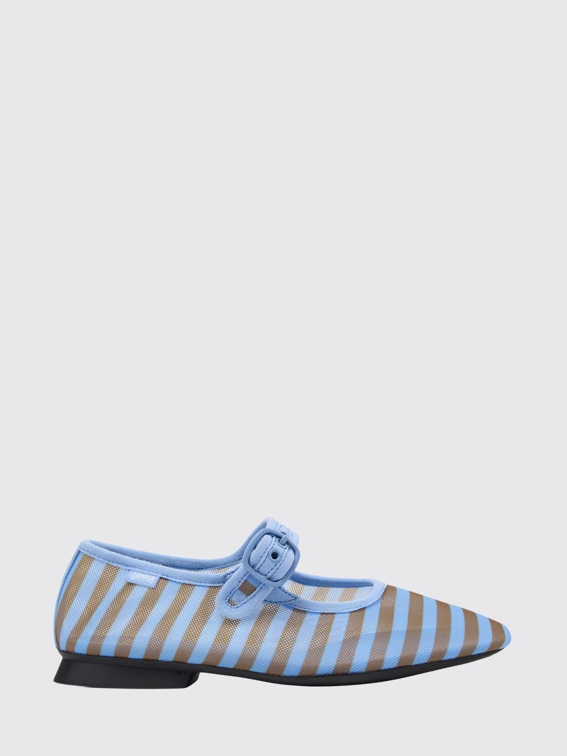 Camper Casi Myra Striped Recycled Polyester Ballerinas