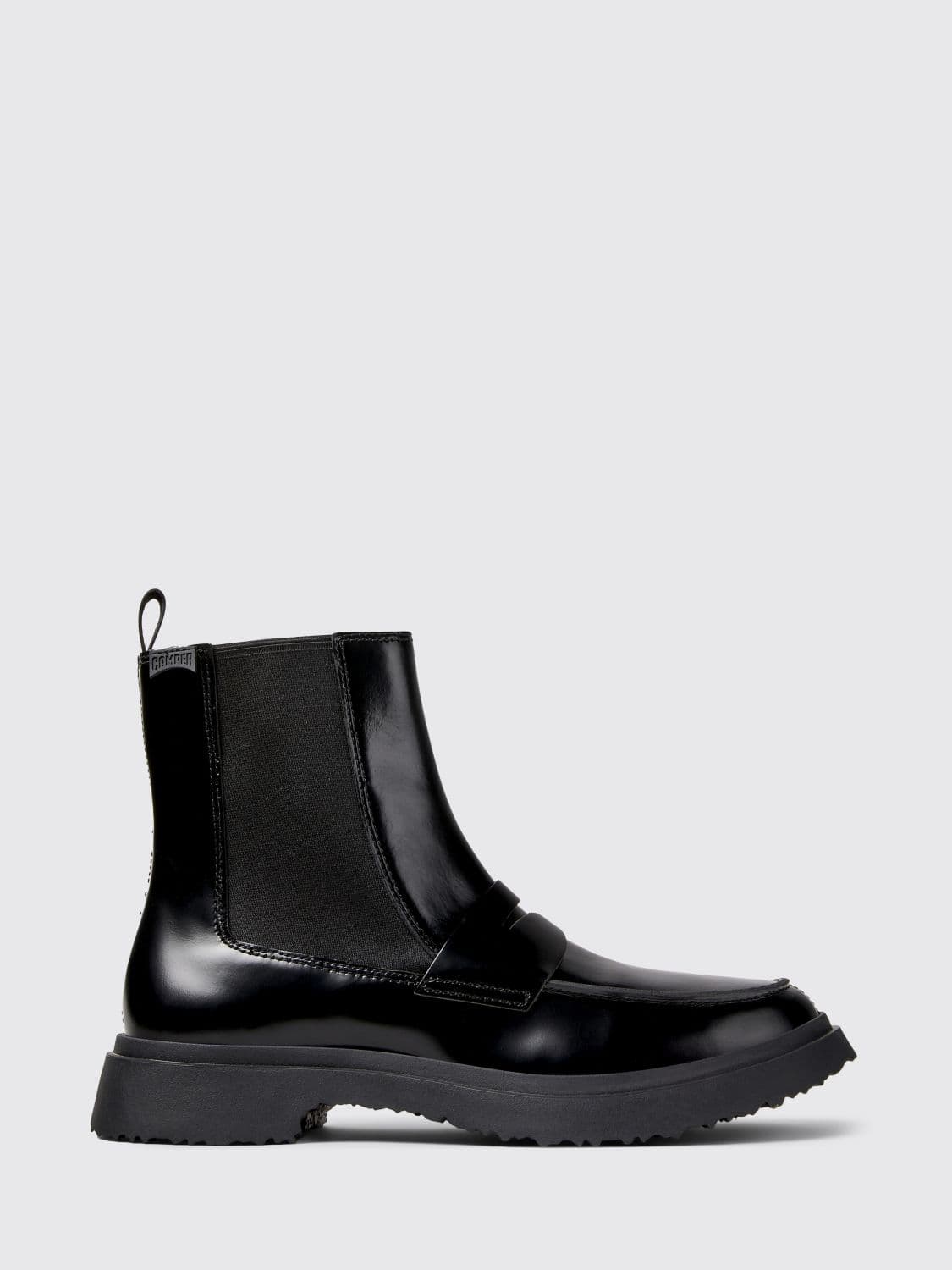 Camper Walden Brushed Leather Ankle Boots