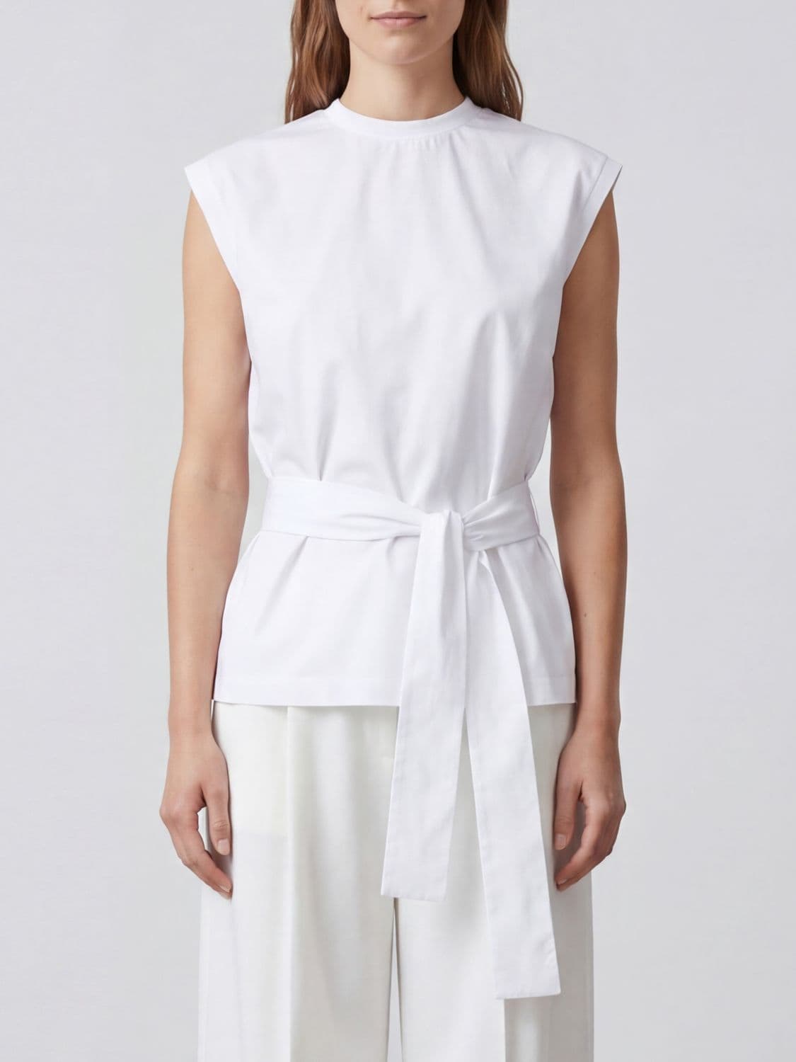 Tela Cotton T-shirts With Belt · S