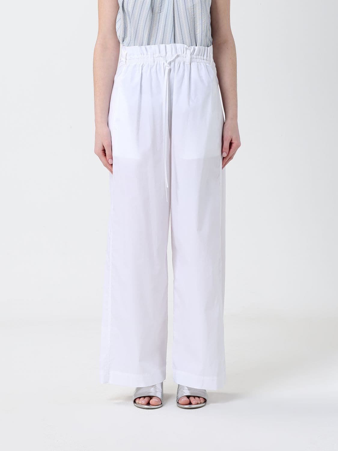 Tela Cotton Blend Palazzo Trousers