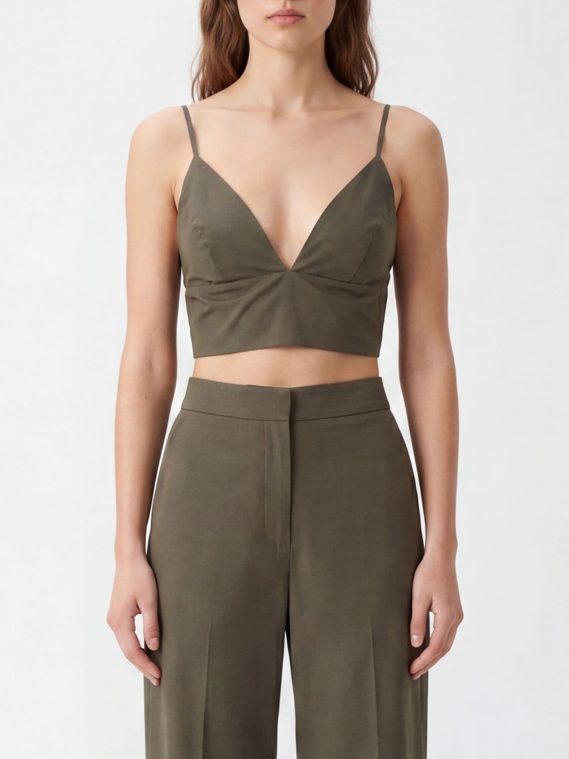 Federica Tosi Viscose Crop Top · 38