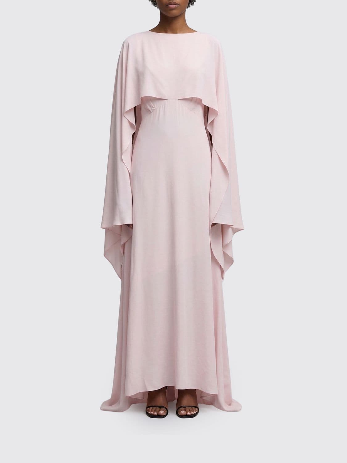 Federica Tosi Chiffon Dress with Cape · 40