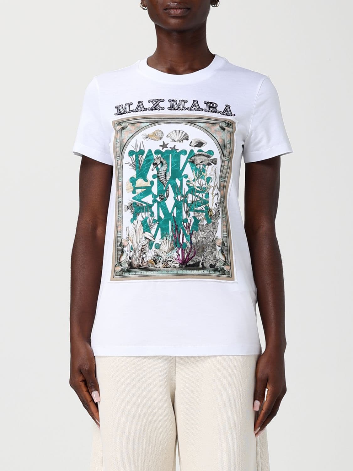 Max Mara Printed Cotton T-Shirt