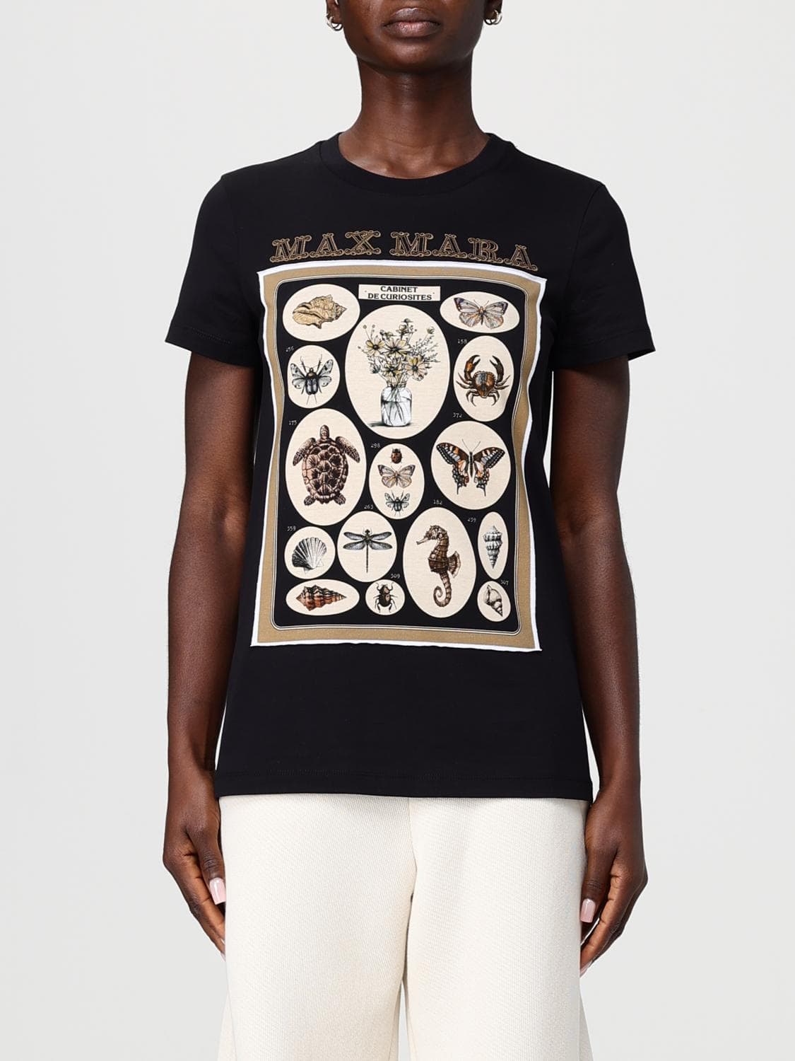 Max Mara Printed Cotton T-Shirt